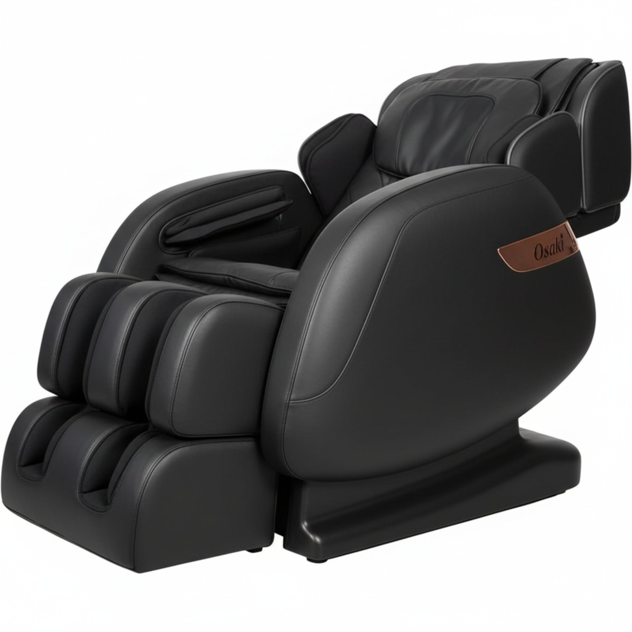 OS Champ Zero Gravity Full Body Massage Chair Recliner, Cream/Taupe