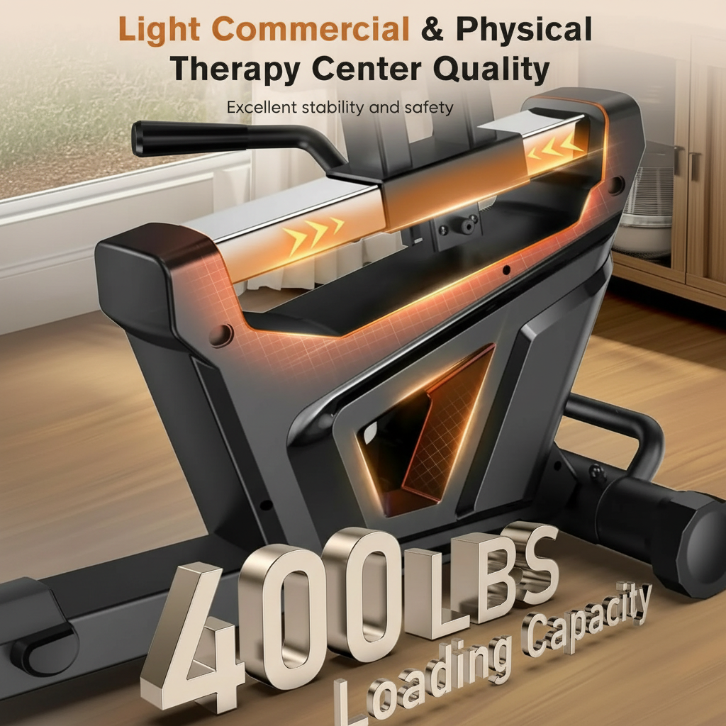 LNOW 400lb Capacity Recumbent Bike: Bluetooth & Arm Exerciser